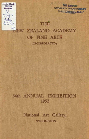NZAFA 64th exhibition, 1952