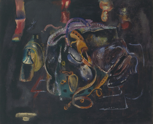 Frances Hodgkins Zipp 1945. Oil on canvas. Collection of Christchurch Art Gallery Te Puna o Waiwhetū, purchased 1979