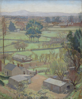 Viola Macmillan Brown Notariello (1897–1981) Across the Plains c.1931 Collection of Christchurch Art Gallery Te Puna o Waiwhetū. Gift of Antonietta Baldacchino and Felicity Brichieri-Colombi, 2007.