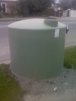 Temporary (we hope) waste disposal unit, Christchurch