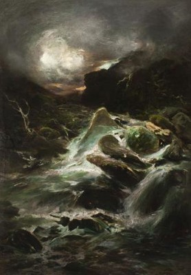 Petrus van der Velden Otira Gorge 1912. Oil on canvas. Auckland Art Gallery Toi o Tāmaki, purchased 1913