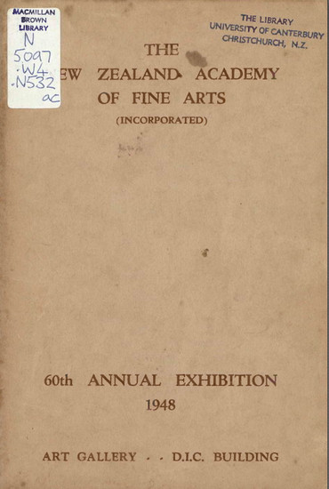 NZAFA 60th exhibition, 1948