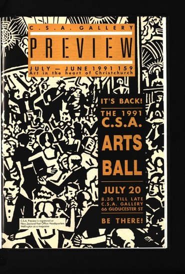 Canterbury Society of Arts Preview, number 159, July/August 1991