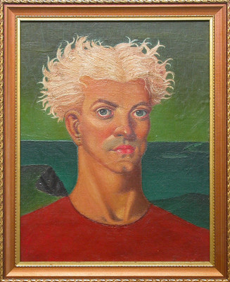 Leo Bensemann St Olaf c.1937. Oil on canvas on board. Collection of Christchurch Art Gallery Te Puna o Waiwhetū, Lawrence Baigent / Robert Erwin Bequest 2003. Reproduced with permission