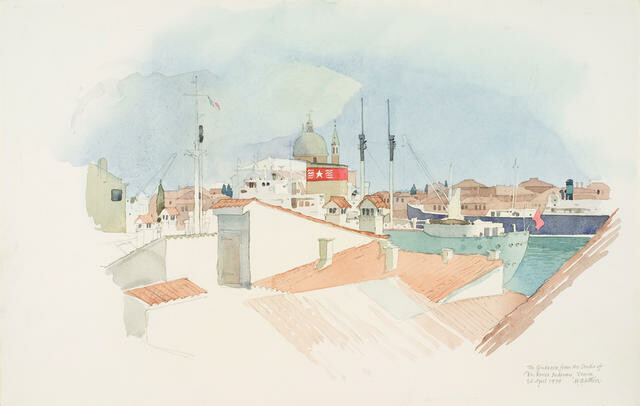 The Giudecca From The Studio Of Dr Renzo Padovan, Venice 26 April 1974