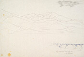 Study for landscape, Lake Lyndon area
