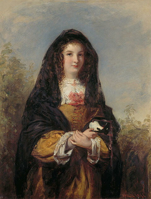 Girl with a Mask
