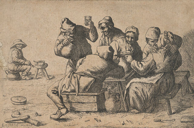 Peasants Drinking