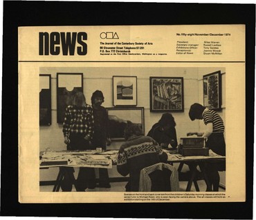 Canterbury Society of Arts News, number 58, November/December 1974
