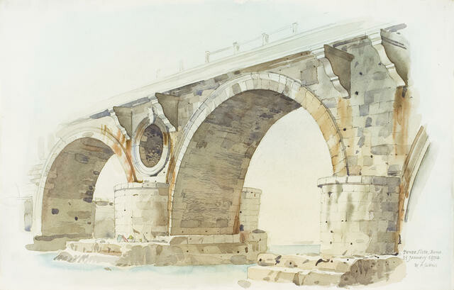 Ponte Sisto, Rome, 31 Jan 1974