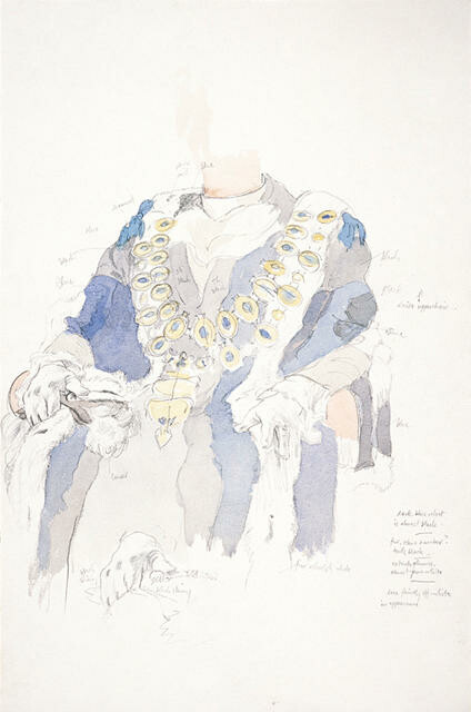 Untitled [sketch for portrait]