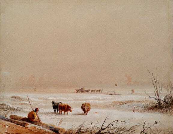 Snow On Wimbledon Common