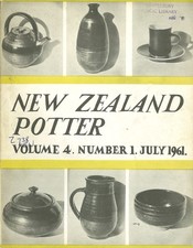 New Zealand Potter volume 4 number 1, July 1961