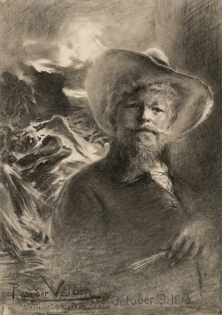 Self Portrait with Otira background