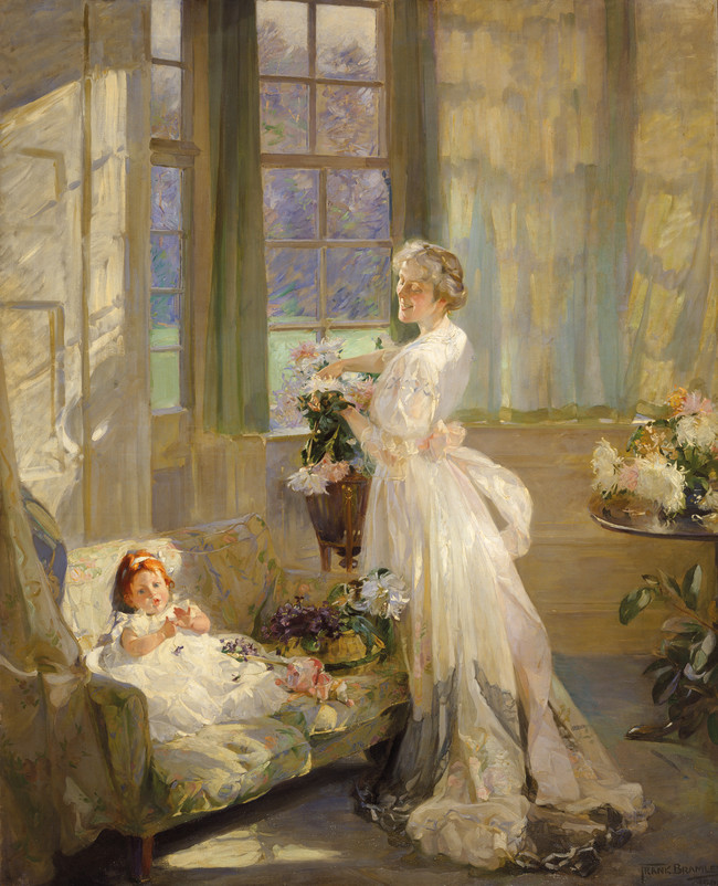 Frank Bramley Helen Graham Chalmers and her Mother 1908. Oil on canvas. Collection of Christchurch Art Gallery Te Puna o Waiwhetū, Mr D. M. R. and Mrs H. Cameron Bequest, 1990