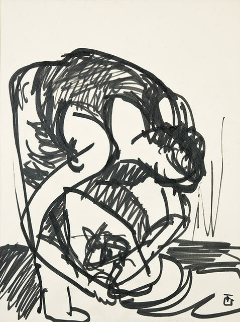 Untitled [Quentin (Kin) Woollaston Shearing]