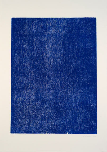 Self Portrait (Ultramarine Blue)