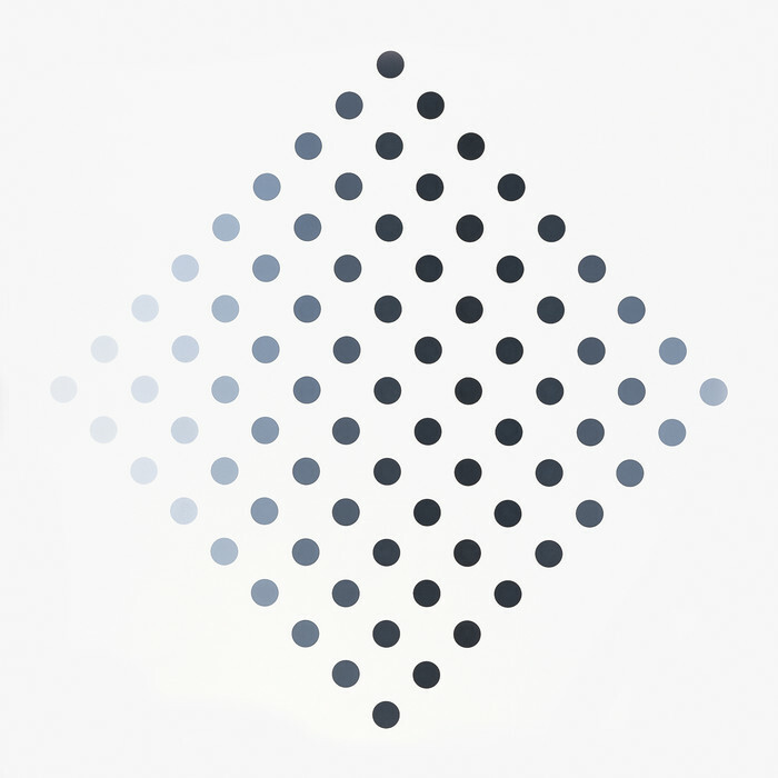 Black to White Discs by Bridget Riley