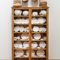 Body parts: White china cupboard by Christine Hellyar