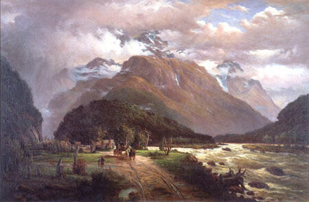 Clearing up after Rain, Foot of Otira Gorge