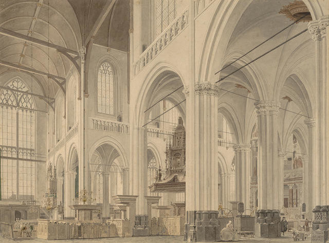 Interior of a Cathedral, Haarlem