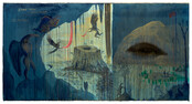 Bill Hammond - Bone Yard Open Home, Cave Painting 4, Convocation of Eagles