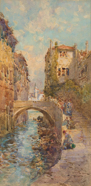 Venetian Canal Scene