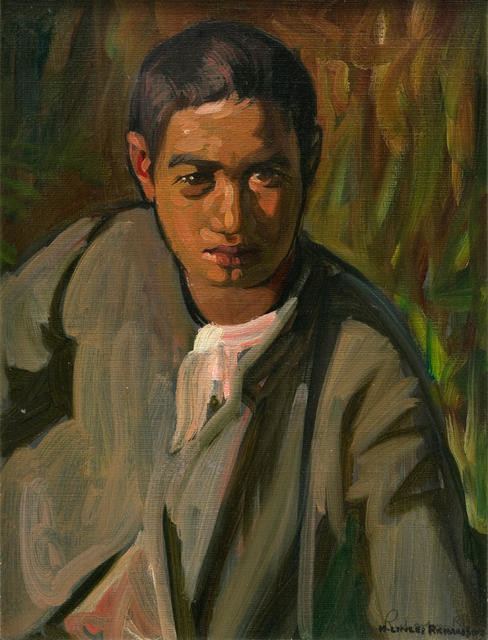 Portrait of a Maori boy