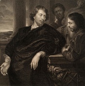 Portrait of George Gage with Two Attendants