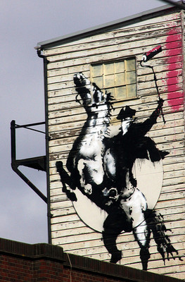 Banksy Highwayman (A40 'Westway'). Image source: http://aots.co.uk/blog/?s=highwayman  