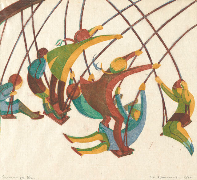 Swings by Ethel Spowers