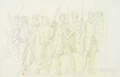 Section Of Frieze, Departure Of Domitian, Gregorian Profane Museum, Vatican 13 Feb 1974