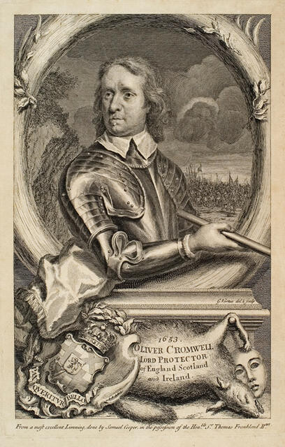 Oliver Cromwell, Lord Protector of England, Scotland and Ireland, 1653