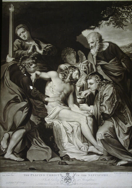 Placing Christ In The Sepulchre (In The Gallery At Houghton)