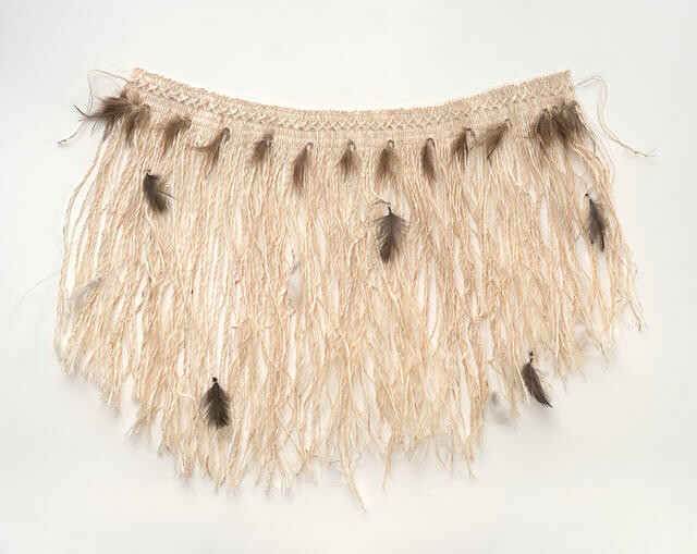  Maro Muka, feathers from weka and toroa