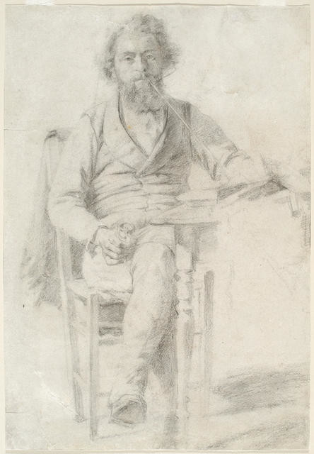 Study of Man Seated