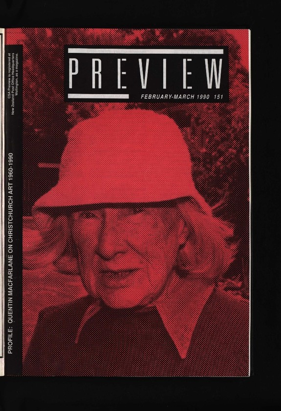 Canterbury Society of Arts Preview, number 151, March/April 1990