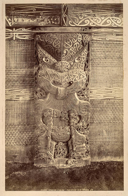 Maori Carved Figure. Rotorua. N.Z.