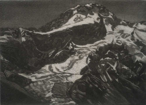 Albert James Rae Mt Sefton From Mueller Hut. Mezzotint. Collection of Christchurch Art Gallery Te Puna o Waiwhetū, purchased 2001. Reproduced with permission