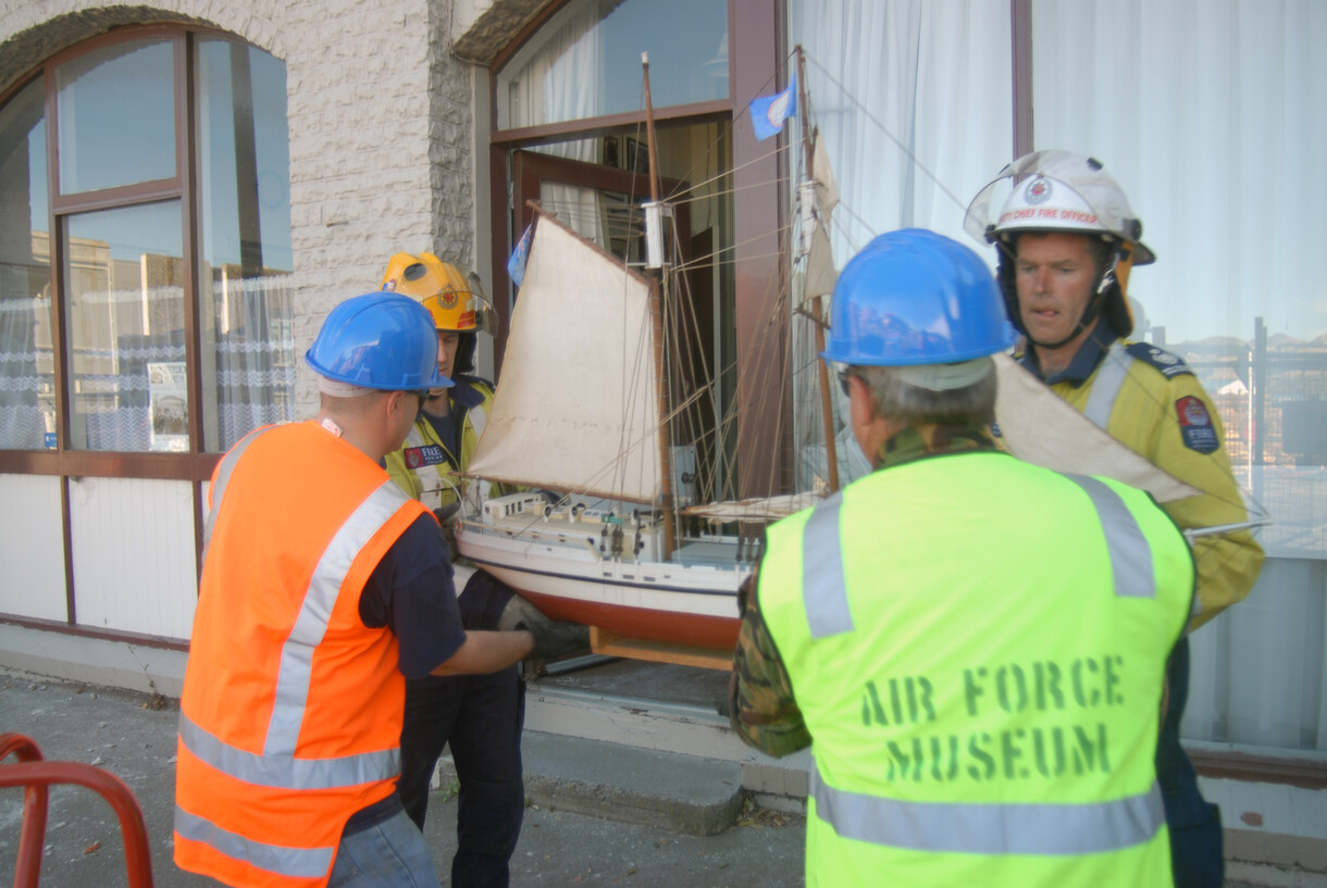 Thérèse Angelo: Canterbury Cultural Collections Recovery Centre at the Air Force Museum 