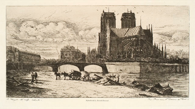 L’abside de Notre Dame de Paris