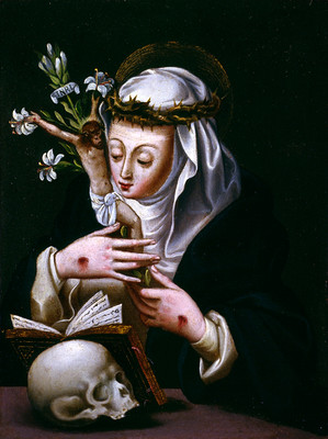 Saint Catherine of Siena. Collection of Christchurch Art Gallery Te Puna o Waiwhetū,  purchased 1972