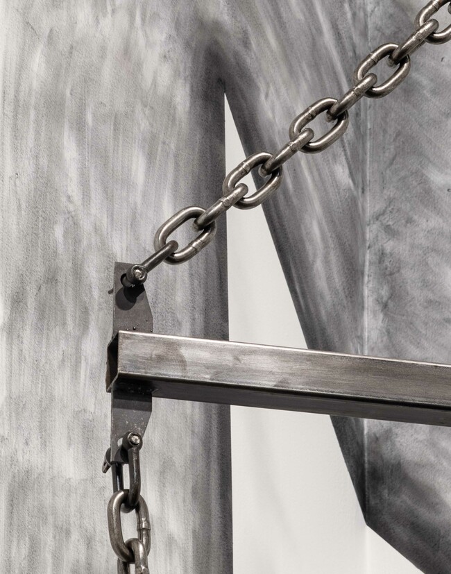 Installation view of Ana Iti: Ngahere Behind a Pile of Metal at Christchurch Art Gallery Te Puna o Waiwhetū, 2026
