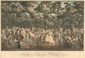 La promenade publique by Philibert-Louis Debucourt