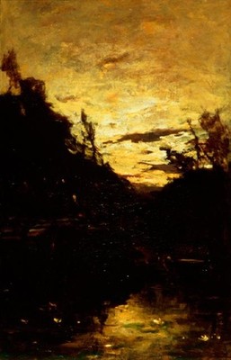 Petrus van der Velden Nor'western sky (1890) oil on canvas, collection Christchurch Art Gallery Te Puna o Waiwhetū, presented by Miss van Asch, 1938.