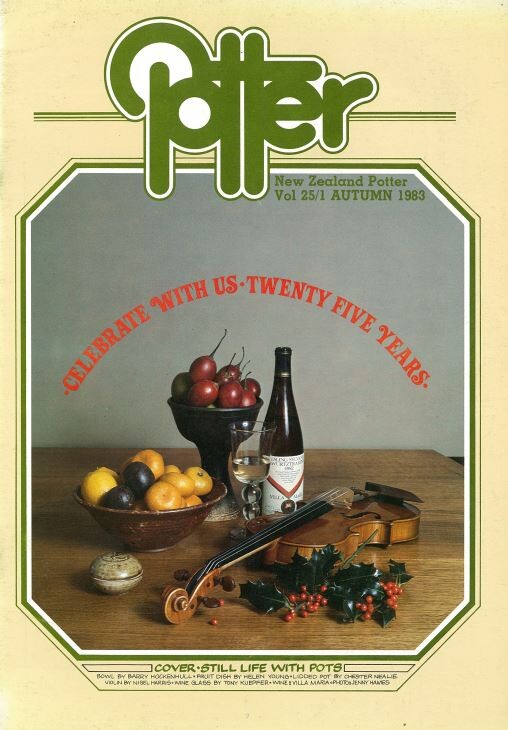 New Zealand Potter volume 25 number 1, Autumn 1983