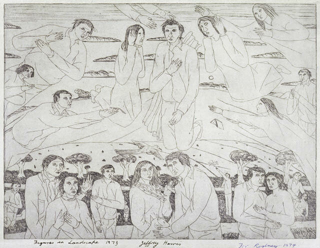 Figures In Landscape