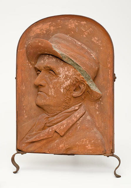 Terracotta relief - figure unknown