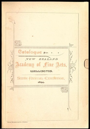 NZAFA sixth exhibition, 1894