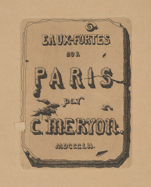 Eaux-fortes sur Paris